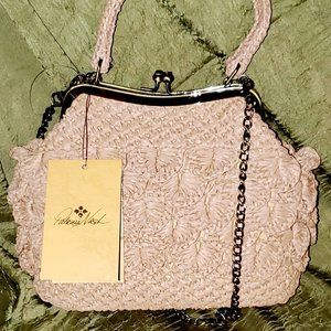 Patricia Nash - Laureana Scalloped Raffia satchel handbag